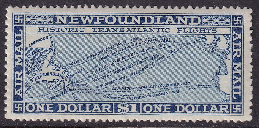 Newfoundland 1931 Sc C8 air post MNH** small light crease