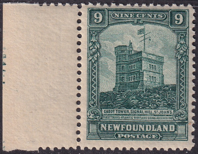Newfoundland 1928 Sc 152 margin single MNH**