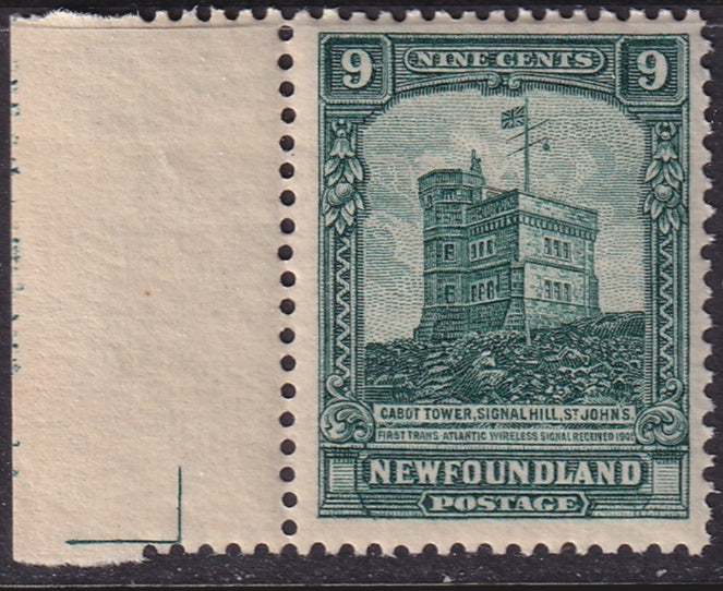 Newfoundland 1928 Sc 152 margin single MNH**