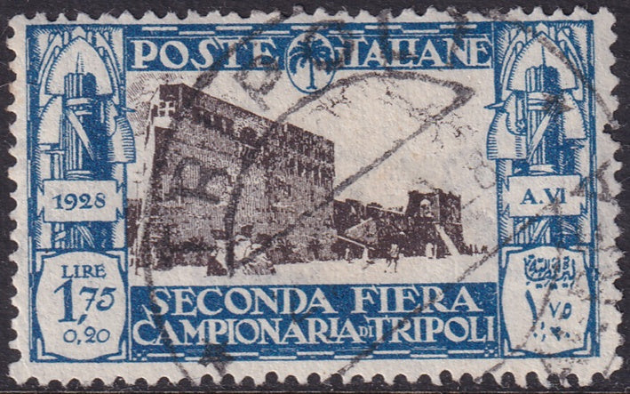 Libya 1928 Sc B14 used Tripoli cancel