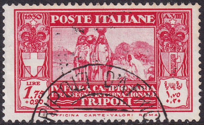 Libya 1930 Sc B26 used Tripoli cancel