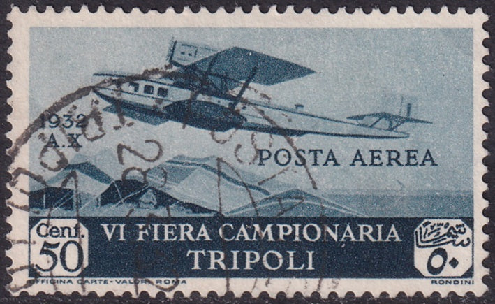 Libya 1932 Sc C4 air post used Tripoli cancel