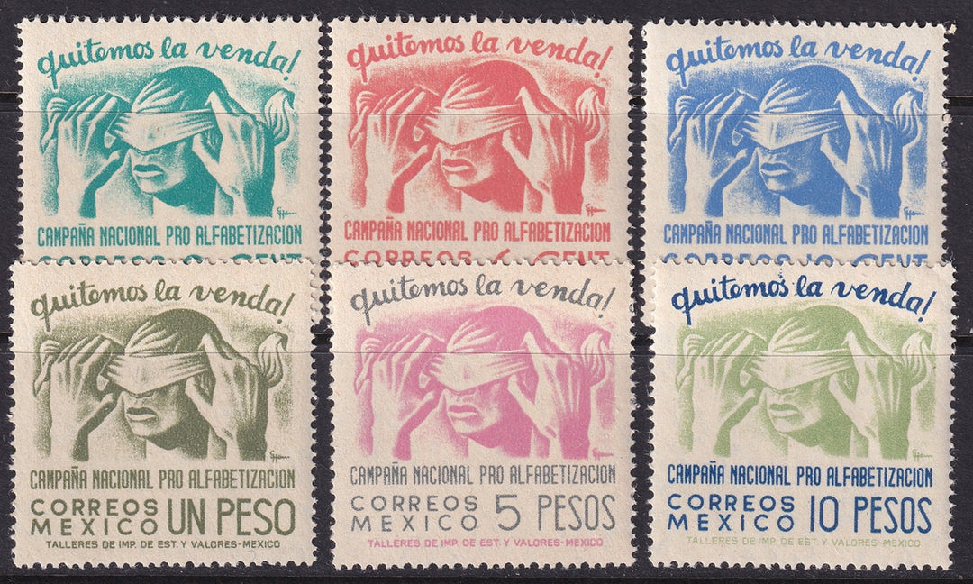 Mexico 1945 Sc 806-11 set MNH**/MH*