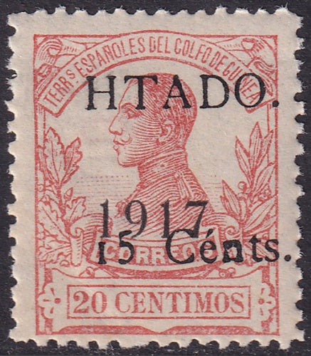 Spanish Guinea 1918 Sc 156 MNH**