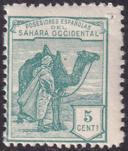 Spanish Sahara 1924 Sc 1 MNH** specimen (muestra)
