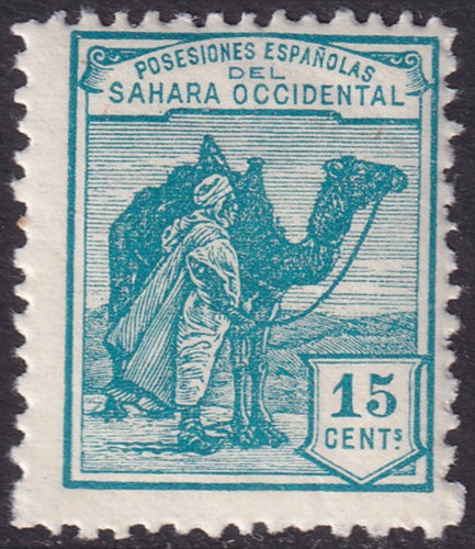 Spanish Sahara 1924 Sc 3 MNH** specimen (muestra)