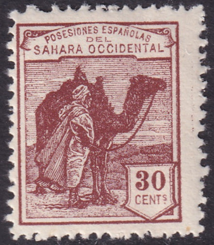 Spanish Sahara 1924 Sc 6 MNH** specimen (muestra) light creasing