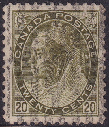 Canada 1898 Sc 84 used roller cancel