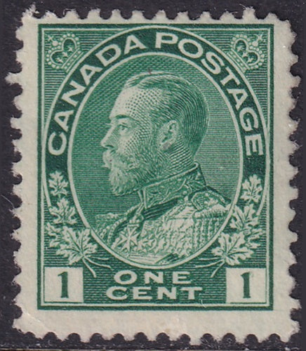 Canada 1911 Sc 104 MLH* dark green