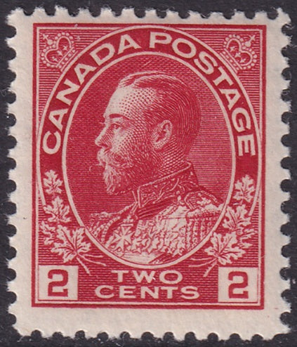 Canada 1920 Sc 106iii MH* dark carmine