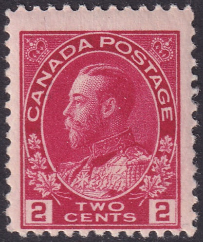 Canada 1914 Sc 106c MNH** rose carmine