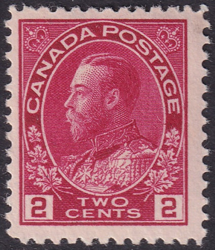Canada 1914 Sc 106c MNH** rose carmine