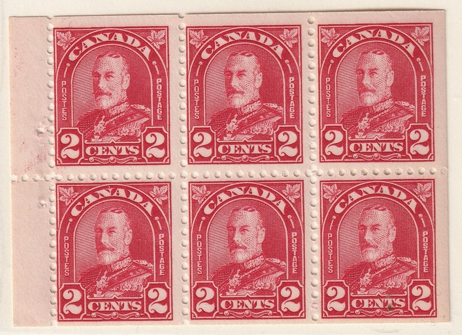 Canada 1930 Sc 165b booklet pane MNH**