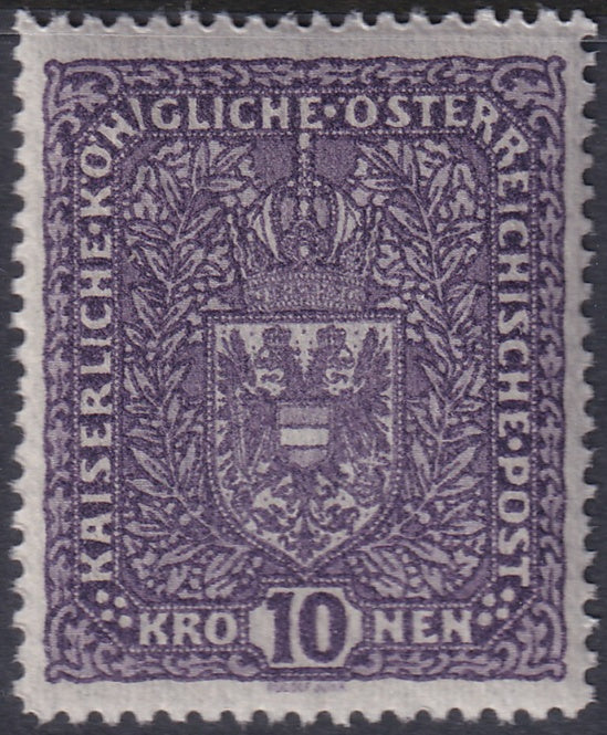 Austria 1916 Sc 163 MNH** deep violet
