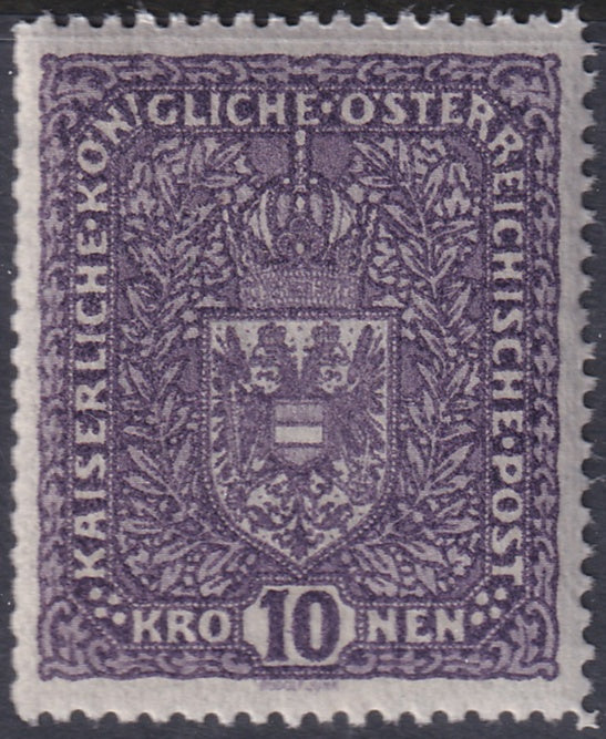 Austria 1916 Sc 163 MNH** deep violet