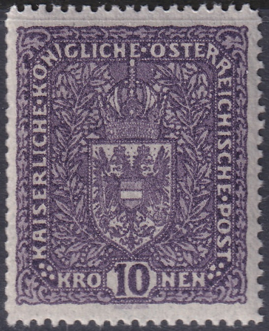 Austria 1916 Sc 163 MNH** deep violet