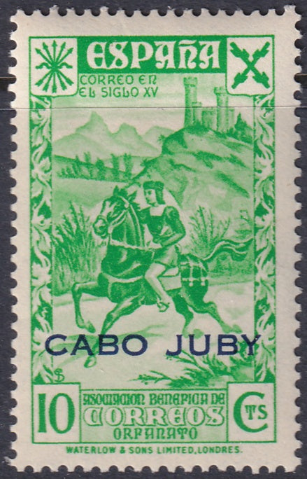 Cape Juby 1943 beneficencia Ed 13 MNH**