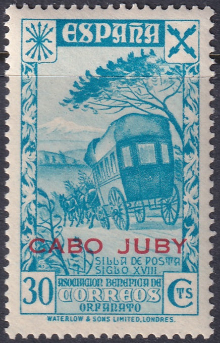 Cape Juby 1943 beneficencia Ed 14 MNH**