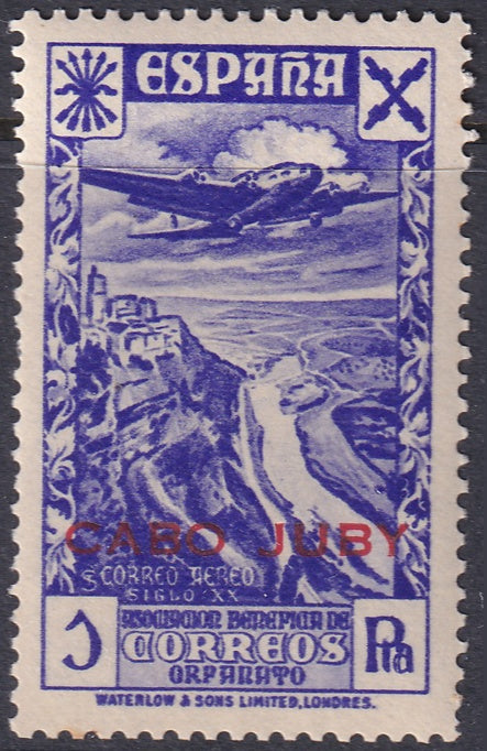 Cape Juby 1943 beneficencia Ed 16 MNH**