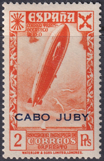 Cape Juby 1943 beneficencia Ed 17 MNH**