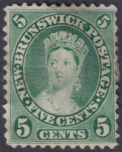 New Brunswick 1860 Sc 8a MNG(*) heavy hinge