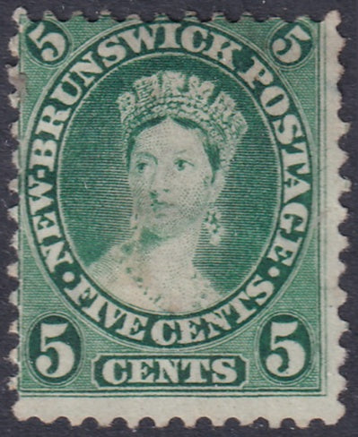 New Brunswick 1860 Sc 8a MNG(*) heavy hinge