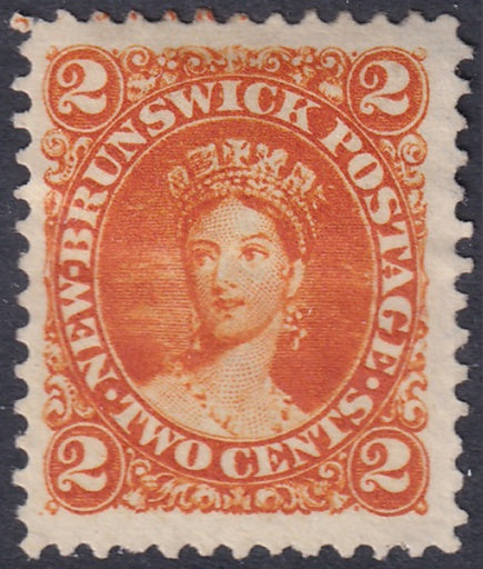 New Brunswick 1863 Sc 7 MNG(*) creased