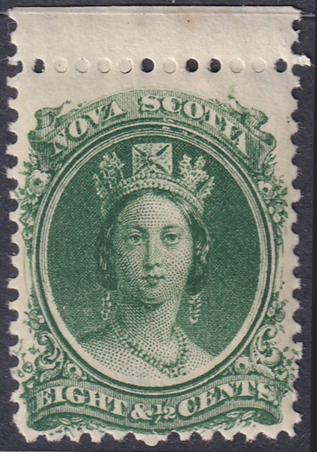 Nova Scotia 1860 Sc 11a MNH** margin single