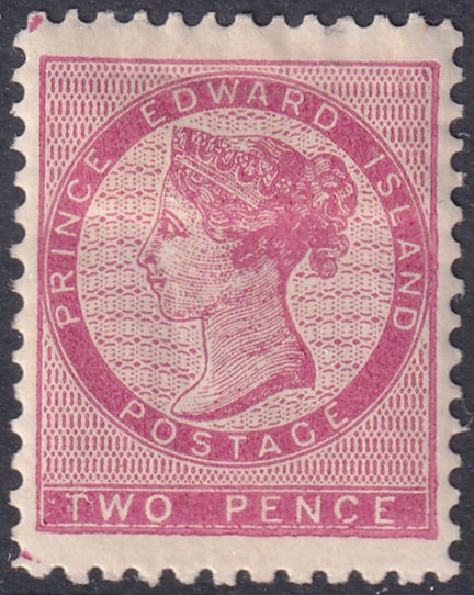 Prince Edward Island 1862 Sc 5a MH* small top edge thin