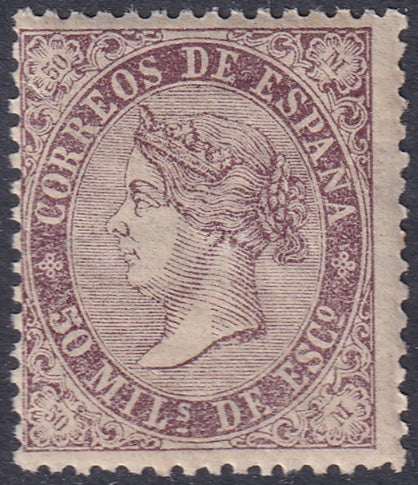 Spain 1868 Sc 99 MNH**