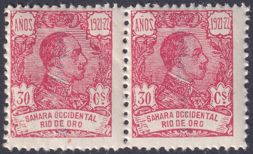 Rio de Oro 1922 Sc 147 pair MNH**