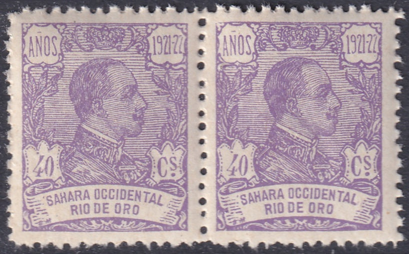 Rio de Oro 1922 Sc 148 pair MNH**