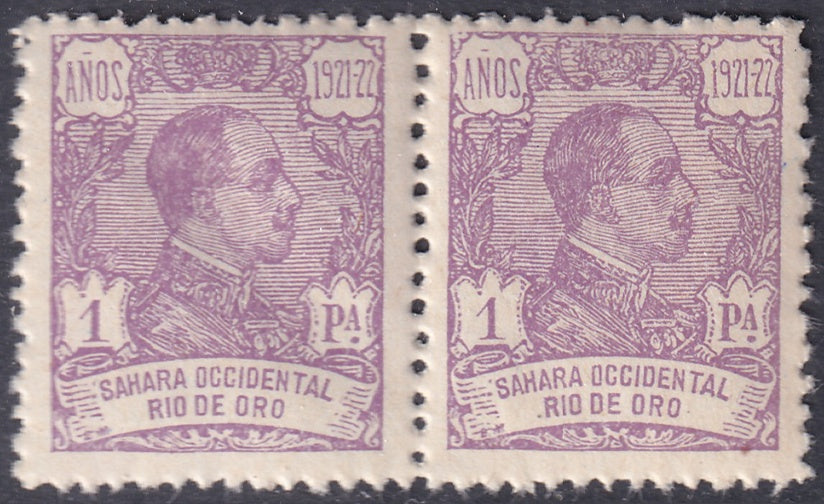 Rio de Oro 1922 Sc 150 pair MNH**