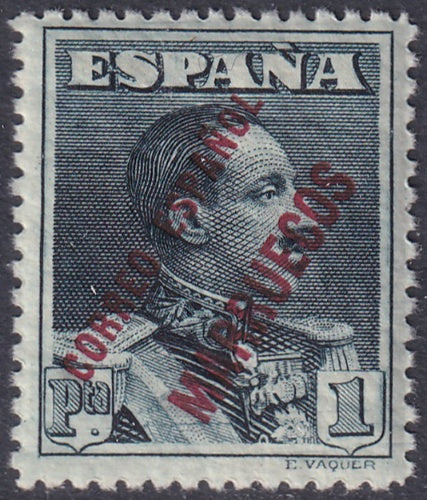 Spanish Morocco 1929 Ed 59 UPU congress specimen (muestra) MNH**