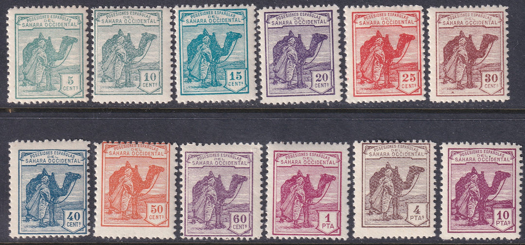 Spanish Sahara 1924 Sc 1-12 set MNH**