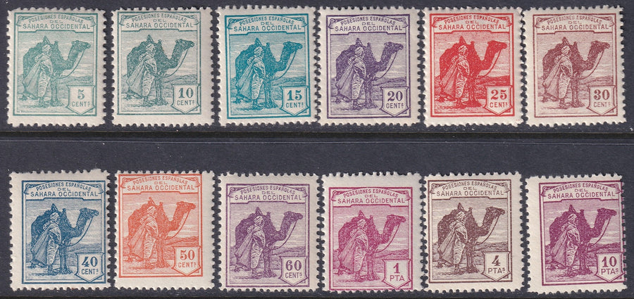 Spanish Sahara 1924 Sc 1-12 set MNH**