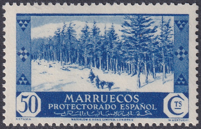 Spanish Morocco 1935 Sc 161 MNH**