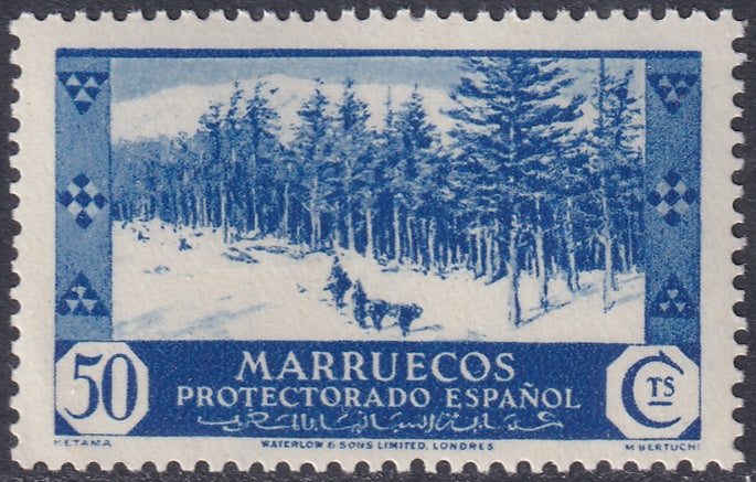 Spanish Morocco 1935 Sc 161 MNH**