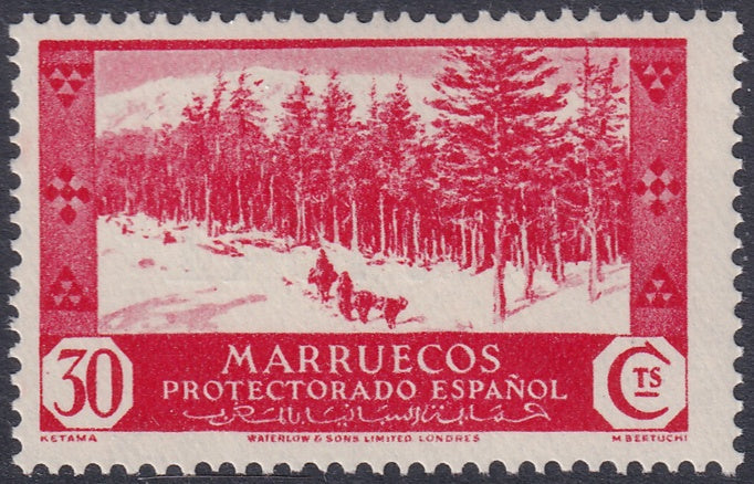 Spanish Morocco 1935 Sc 159 MNH**