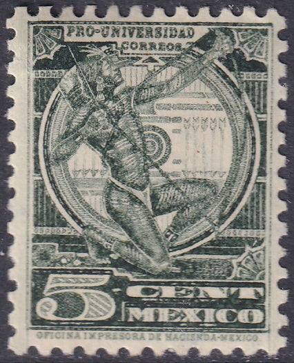 Mexico 1934 Sc 698 MH* heavy hinge