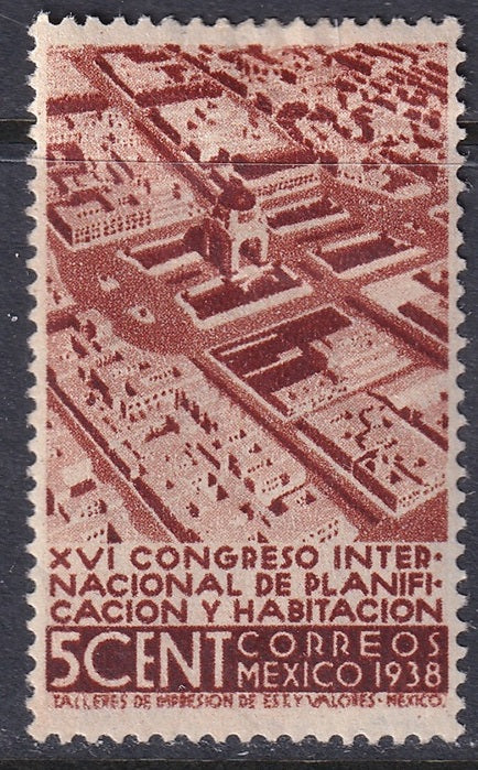 Mexico 1938 Sc 741 MH* heavy hinge