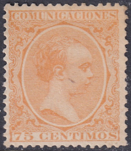Spain 1889 Sc 267 MNG(*) small spot on face
