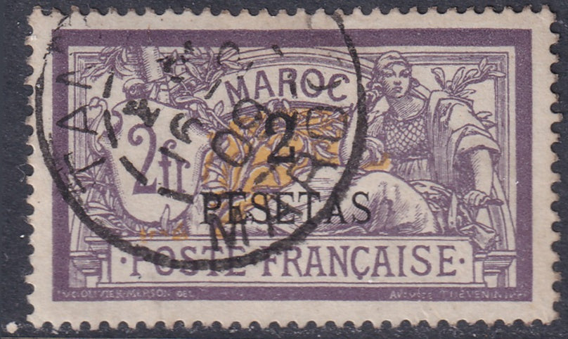 French Morocco 1903 Sc 22 used Tanger date cancel