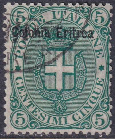 Eritrea 1892 Sc 3 used date cancel