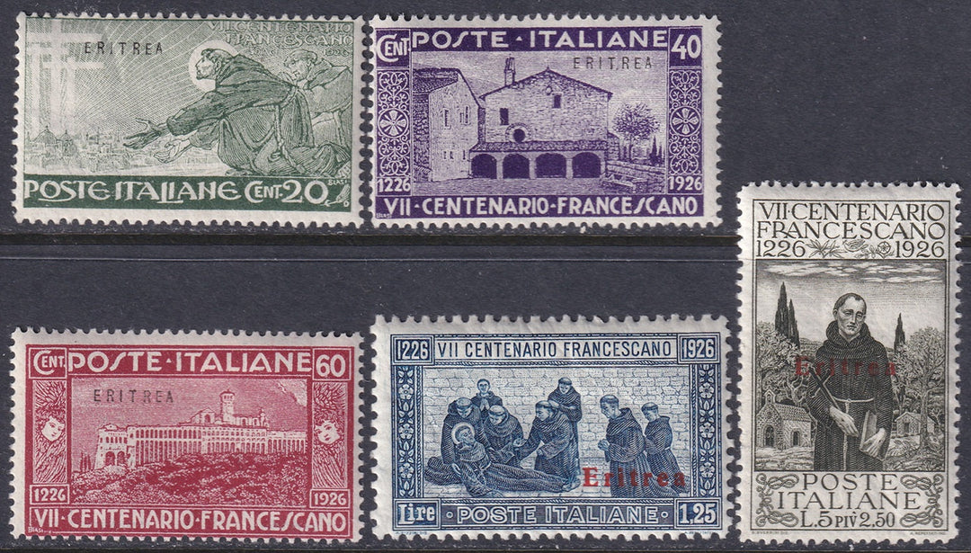 Eritrea 1926 Sc 94-8 set MLH*