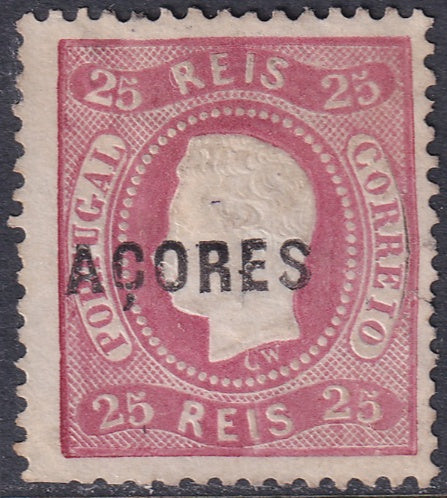 Azores 1868 Sc 10 MNG(*) hinge thin