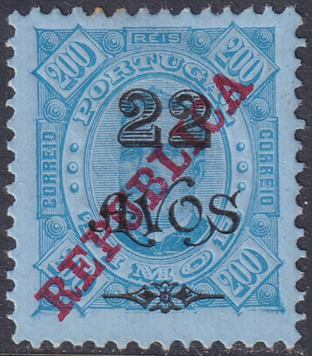 Timor 1915 Sc 193 MH* toned upper perf