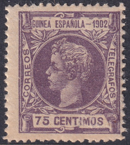 Spanish Guinea 1902 Sc 5 MNH** some streaky gum