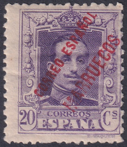 Spanish Morocco 1923 Sc 82 MNH** horizontal creases