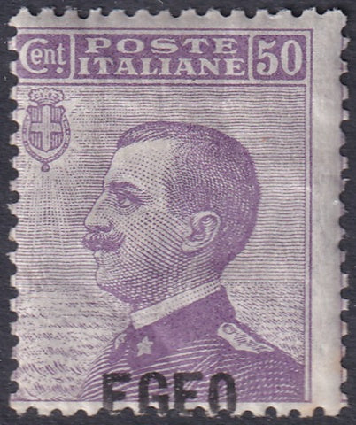 Italy Aegean 1912 Sc 2 MLH* gum crazing